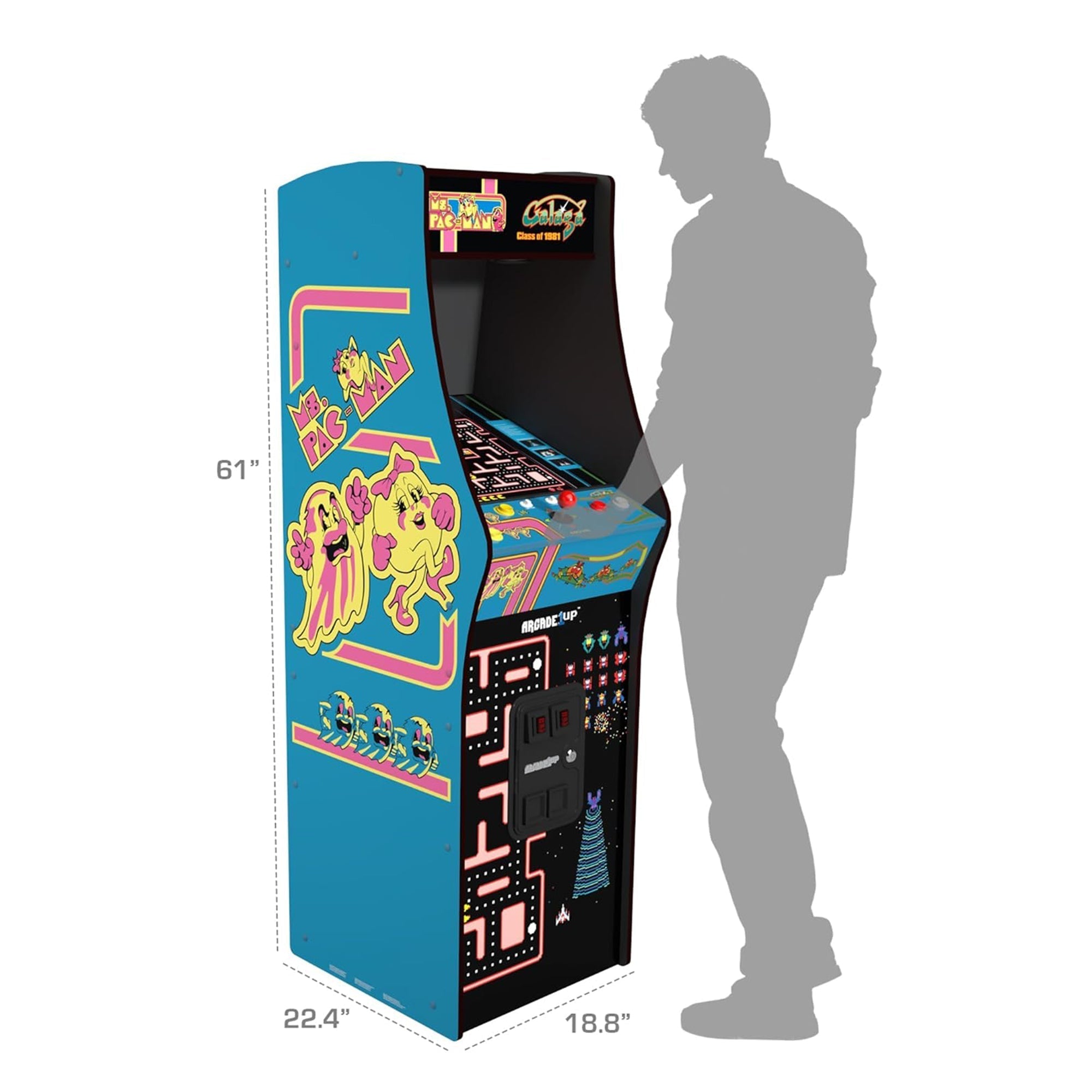Ms. Pac Man & Galaga Class of '81 Deluxe Arcade Machine