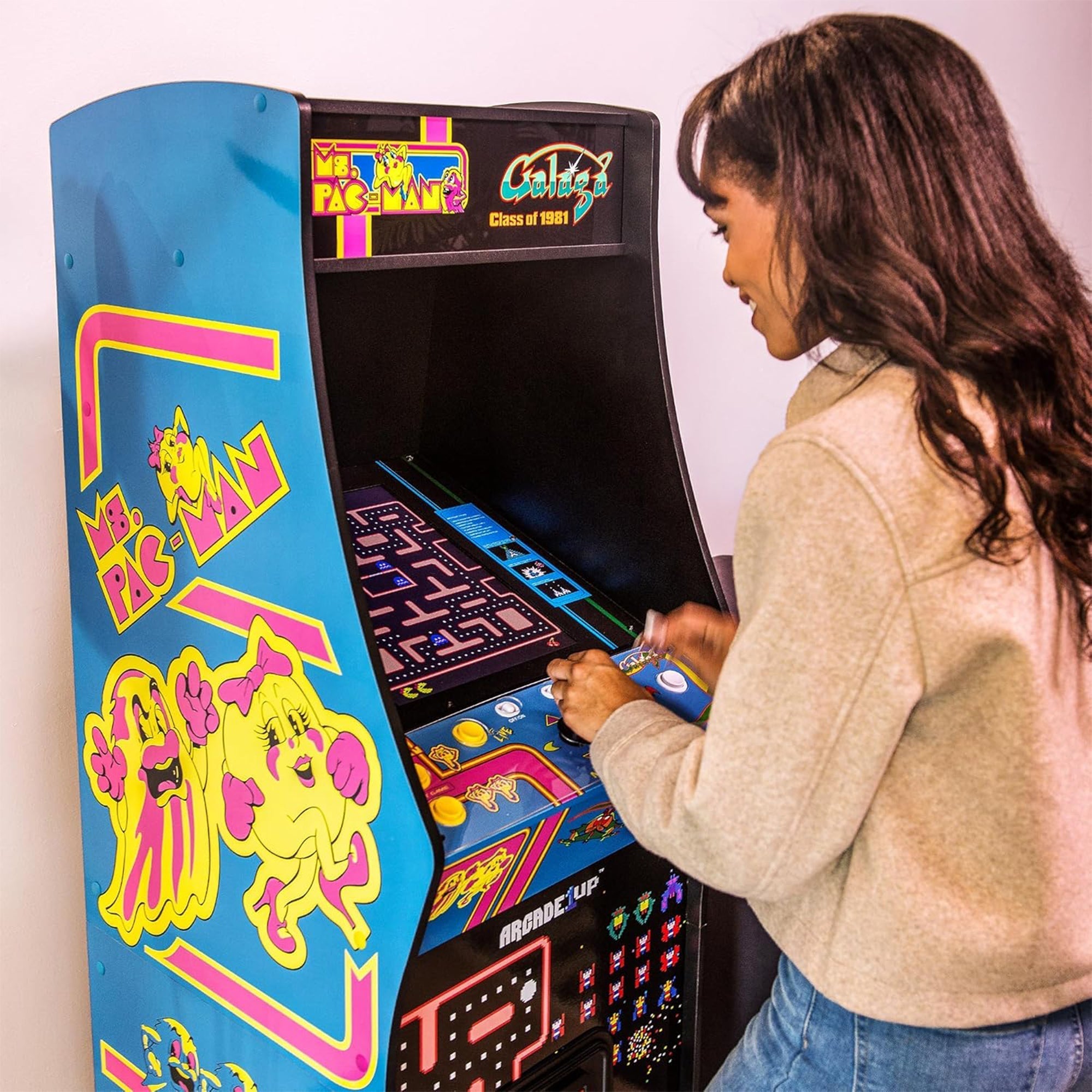 Ms. Pac Man & Galaga Class of '81 Deluxe Arcade Machine